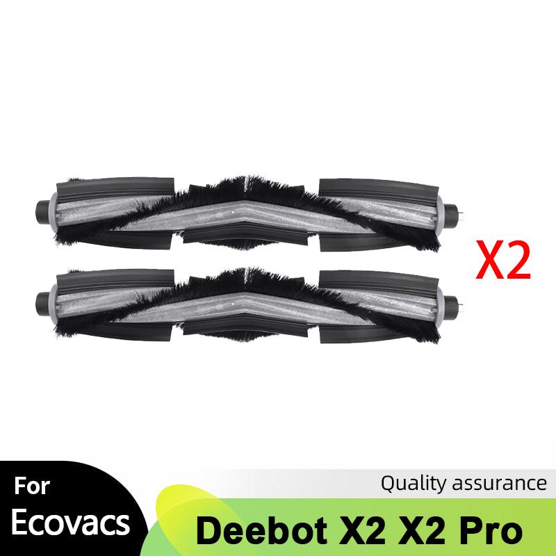 

Roller Brush Rubber Brush For Ecovacs Deebot X2/X2 omni/X2 Pro Robot Vacuum Side Brush Hepa Filter Dust Bag Mop Cloths Accessory