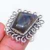 Natural Labradorite Gemstone 925 Sterling Silver Jewelry Ring Size 8 ZS-914