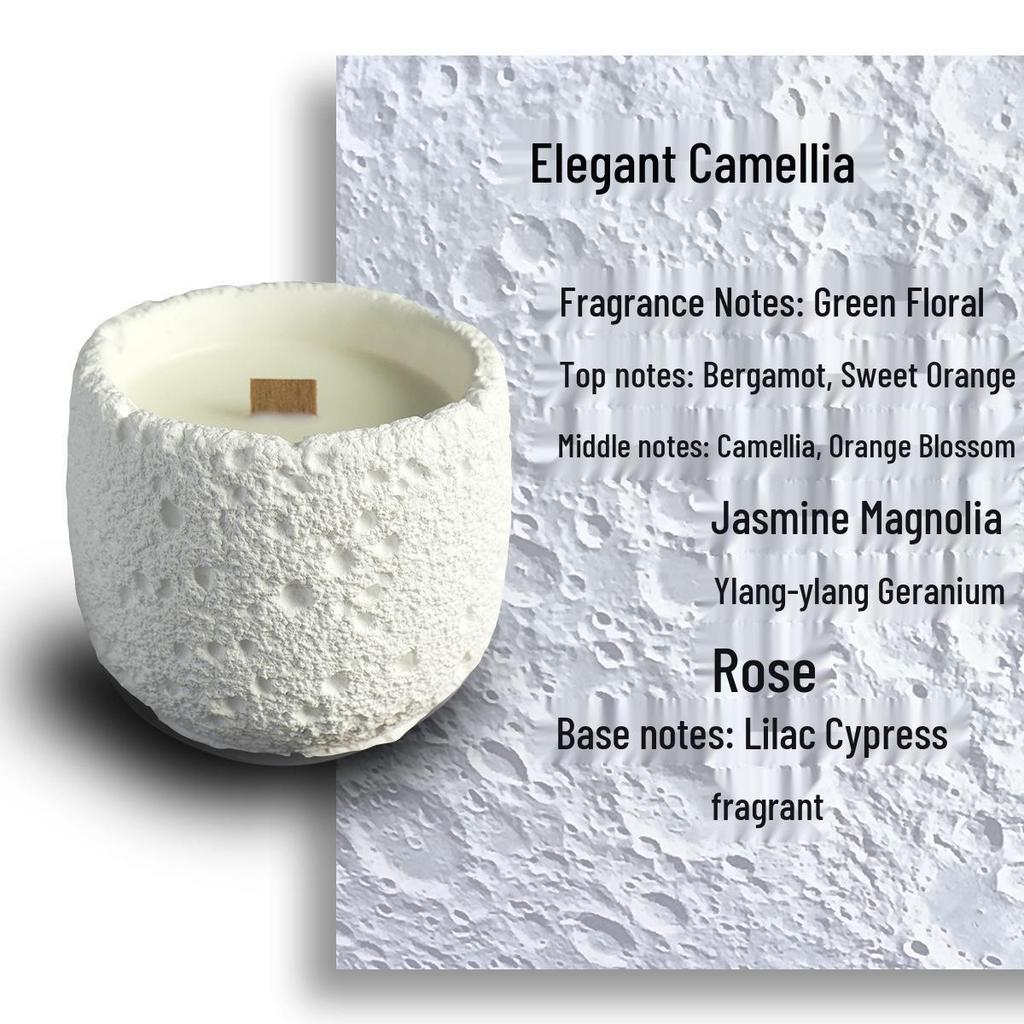 Elegant Soy Wax Scented Candle - Smokeless, High-End Fragrance Ornament
