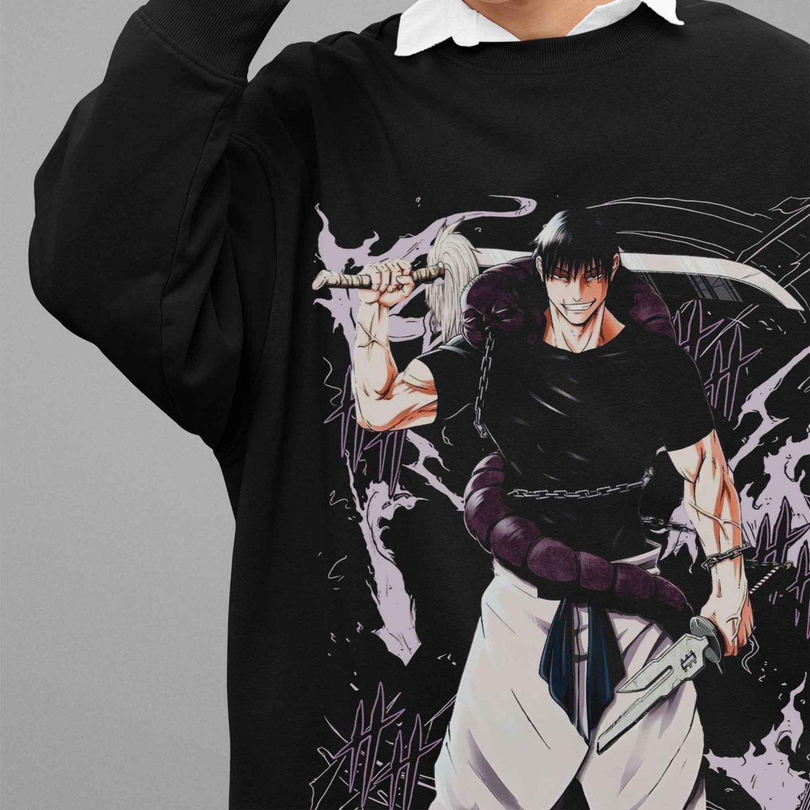 Худи Jujutsu Kaisen Тодзи Фушигуро Свитер JJK Аниме Пуловер Мегуми Годжо S