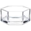 Toyo Sasaki Glass Amuse-bouche Dessert Cups, Flower Ornament Tray, Large, Set of 6, Trinket Container, Plate, TS44047