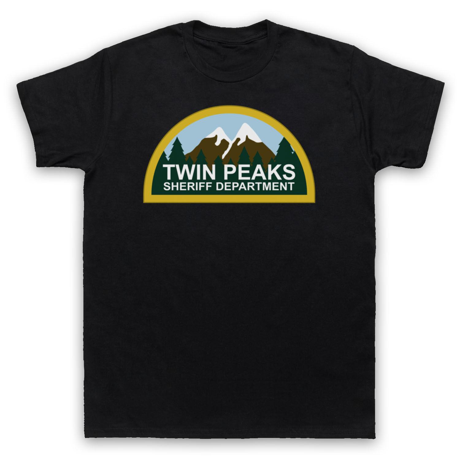 

2025 Well in Summer TWIN PEAKS American TV Series Twin Peaks Town SHERIFF DEPARTMENT Forest TV Series Peripheral T-shirt Tshirt S