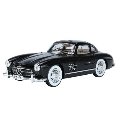 Model autíčka 1/24 Benz 300SL ze slitiny litého odlitku se simulací zvuku a světla zpětného chodu Modely autíček Narozeniny chlapce Sbírat dárky