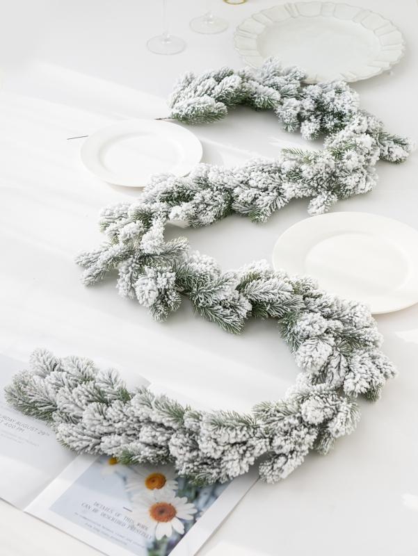 Artificial Green Plants rattan Christmas tree New Year Wedding Wreaths Home Room Outdoor Yard Wall Door Decora Pine Tree Rattan