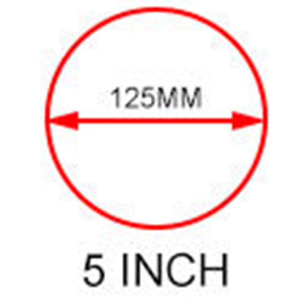 5-inch Round Flocked Automotive Putty Sanding Sponge Sandpaper 50pcs Compatible With Most Pneumatic And Electric Sanding Discs
