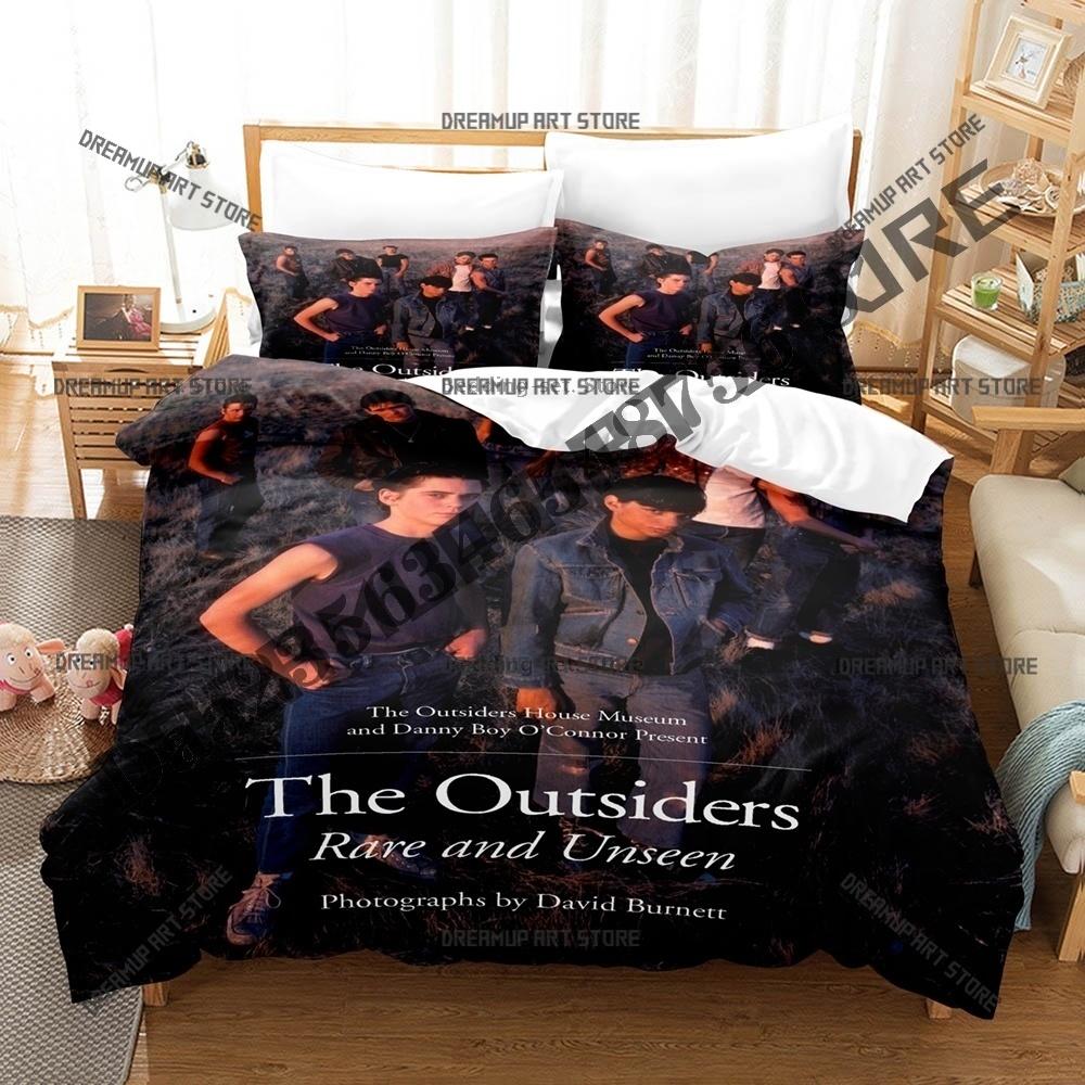 3D Print The Outsiders Bedding Set Twin Queen King Full Size Duvet Cover Pillowcase Bed boys girls Adult Home Textiles