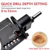 35mm Concealed Hinge Jig Kit Woodworking Hole Drilling Guide Locator Aluminum Alloy Cabinet Hinge Mounting Jig Puncher Template