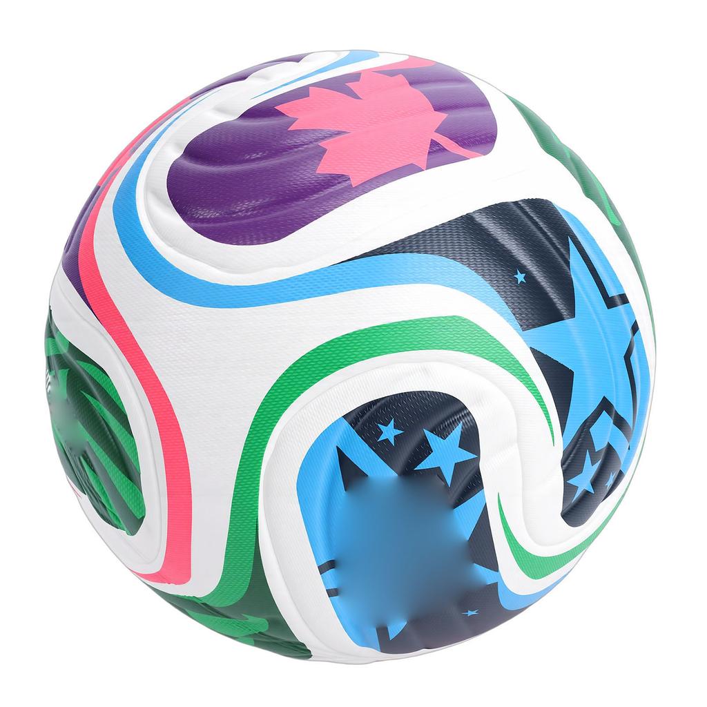 Soccer Ball Distinctive Pattern PU Leather Rubber Professional Size 5 Soccer Ball for Match Training