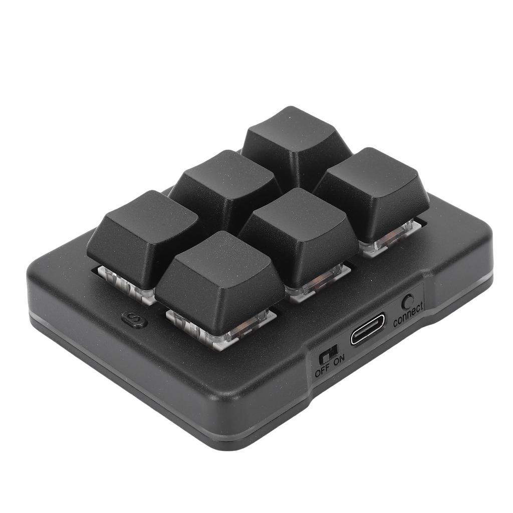USB Wired 6 Key Keyboard Customize NaMacro Programmable 6 Key Mechanical Keypad for PC Video Game