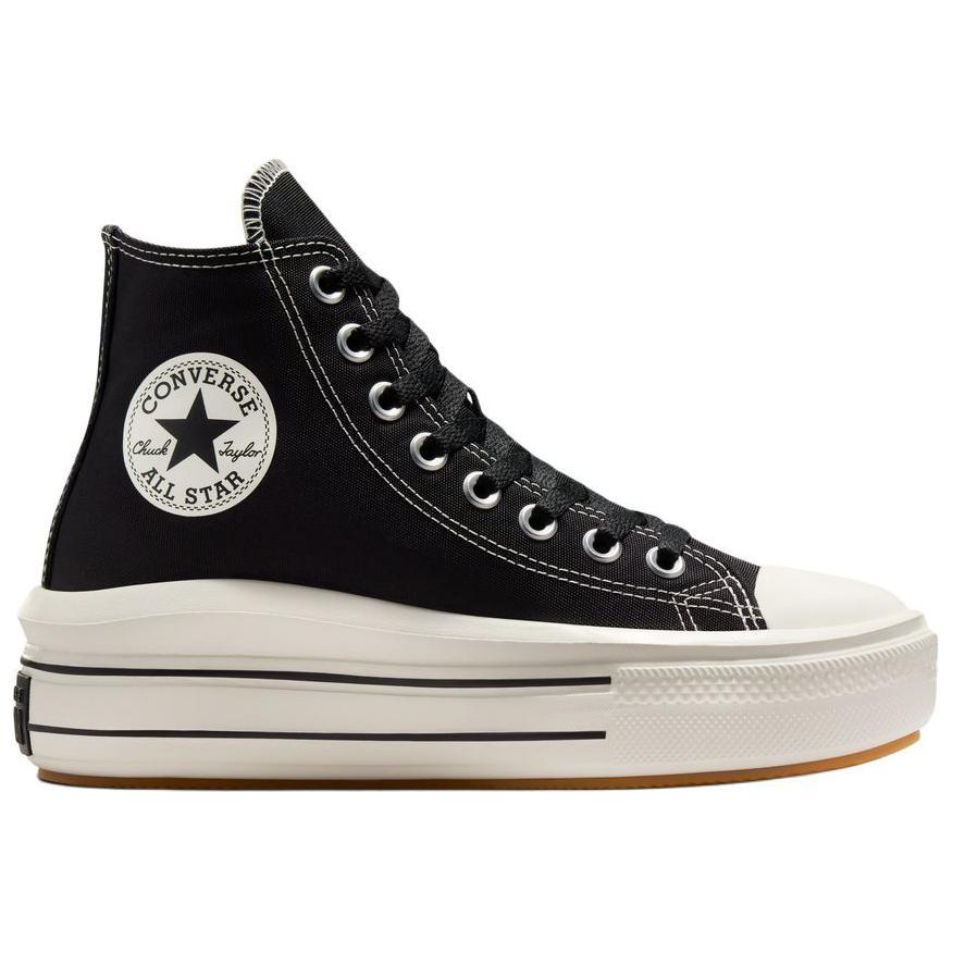 Converse ALLSTAR CTAS MOVE HI bequeme und vielseitige High-Top-Canvas-Schuhe für Damen in Schwarz und Weiß