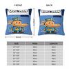 Home Decor Dog Man Pillowcases Accessories Pillow Cover Zippered Multi Size
