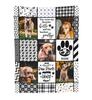 Dog Animal Pattern Blanket Flannel Soft Comfortable Home Blanket Warm Blanket Birthday Holiday Gift