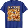 On My Knees for TheGoon Bootleg Funny Crab Rangoon Meme TShirt Ironic Gen Z Humor Y2k Aesthetic Graphic Tee Tops Novelty Gift