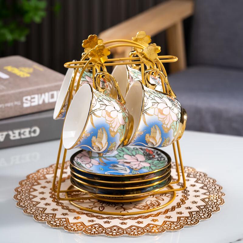 

Zhaoran European Light Luxury Gold Rim Ceramic Mug