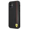 Ferrari Fesaxhcp12Sbk Iphone 12 Mini5,4 Czarny/Black Hardcase On Track Carbon Stripe