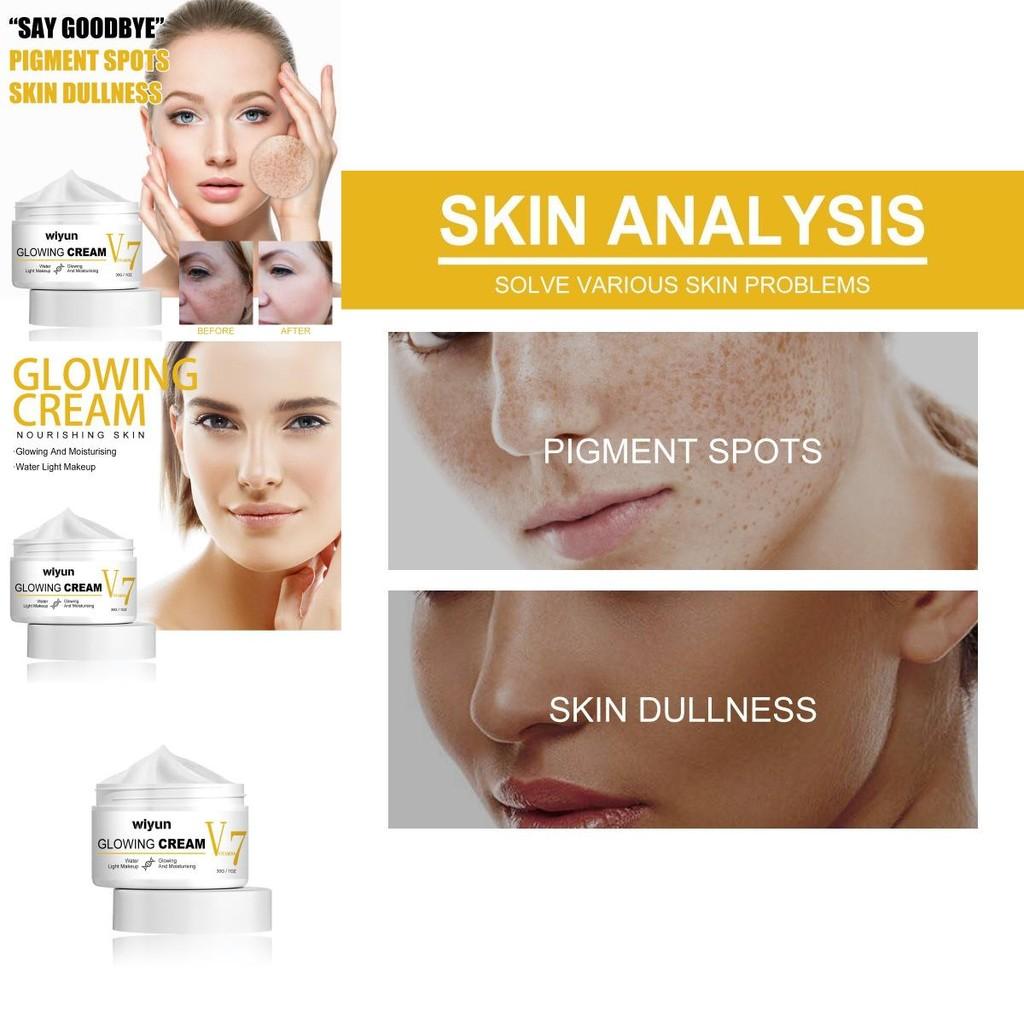 Wiyun Brightening V7 Cream For Enhanced Skin Texture And Hydration With Formula Antiwrinkle