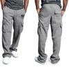 New Men's Straight Design Sense Niche Overalls Drawstring Multi-pocket Sports Casual Pants