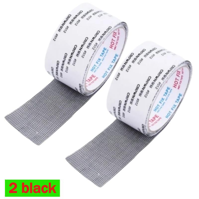 Window Screen Repair Tape Strong Adhesive Mesh Tape Instant Fix For Holes Tears Counter-Insect Mosquito Net Repair For Windows Door
