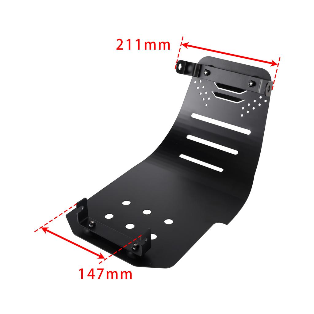 Sump Guard Bash Plate Black For Meteor 350 Classic 350 New Bullet 350 2021-2025