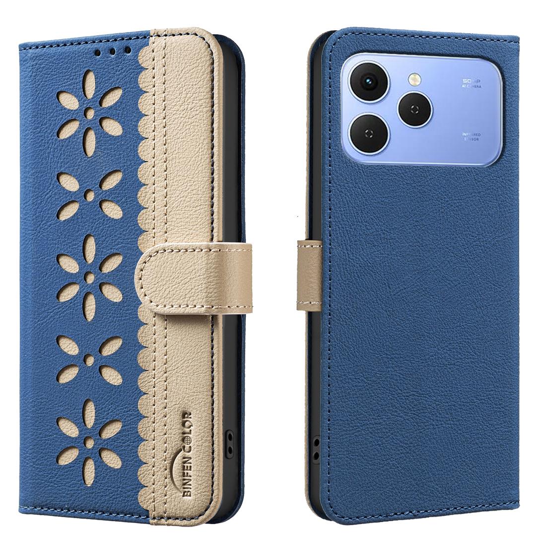 Dark Blue Leather