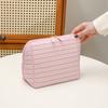 Borsa Cosmetica Impermeabile Verticale Borsa da Toilette Pieghevole Organizer da Viaggio Multi-Tasca per Skincare Articoli da Toeletta Strumenti di Bellezza e Essenziali