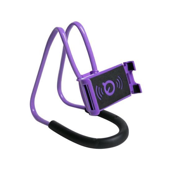 Universell 360 graders rotasjon Hengende hals Telefon Tablet Holder Brakett Stativ