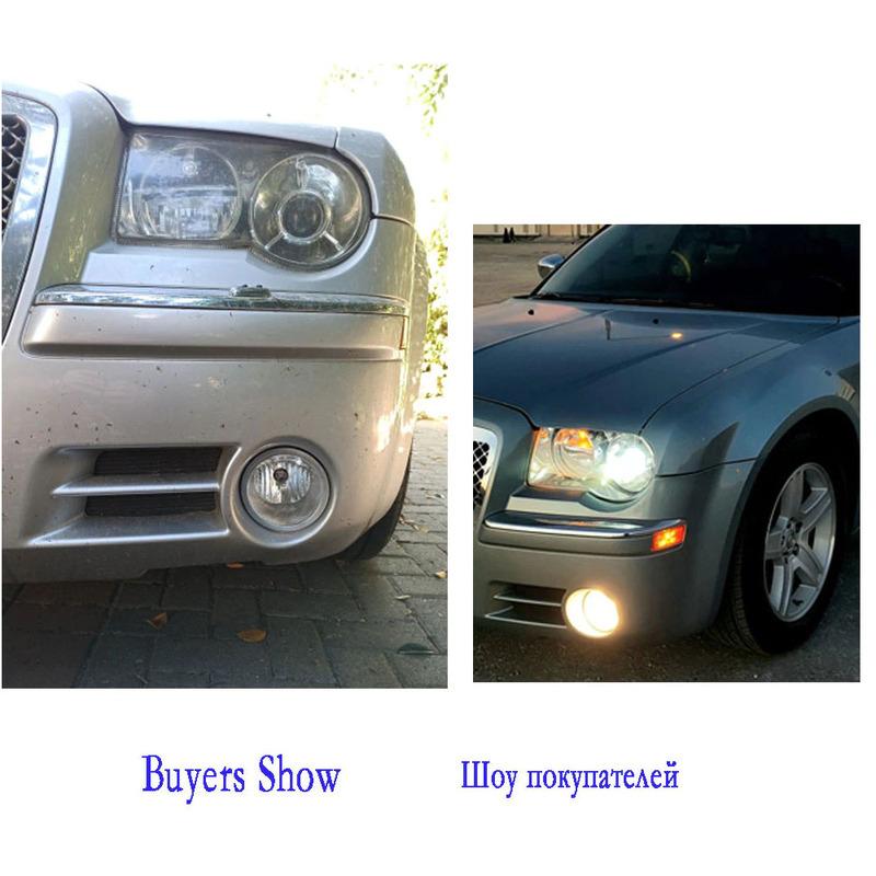 Fog Lights For Chrysler 300C(5.7L) 2005 2006 2007 2008 2009 Car Front Halogen Fog Lamp H10 12V 42W 4805858AA Accessories