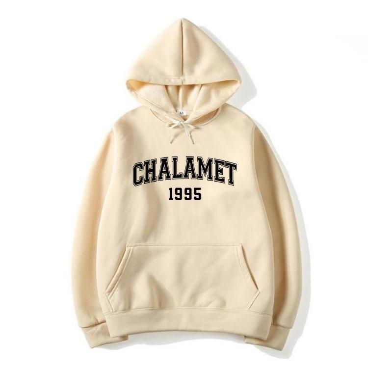 Timothee Chalamet Hooded Pullover Hoodie Casual Long Sleeve Sweatshirt Top Women Gift Clothes