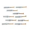 100Set 6/8Mm Wall Anchors And Screws Set Metal Expansion Plug And Self Tapping Screws Kit For Concrete Drywall Mounting
