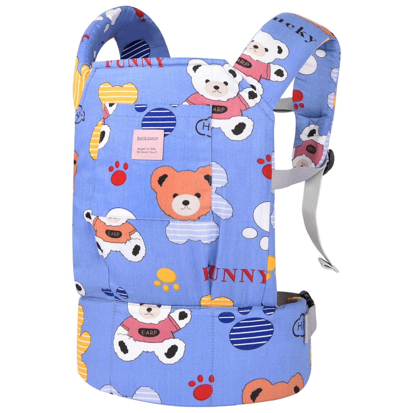 

Bebamour Мини Кукла Кукла Уход Притворный Подарок на День Рождения [Baby Amour] Переноска, Переноска, Хлопок, 2 способа ношения, Детали, Игра, (нести)