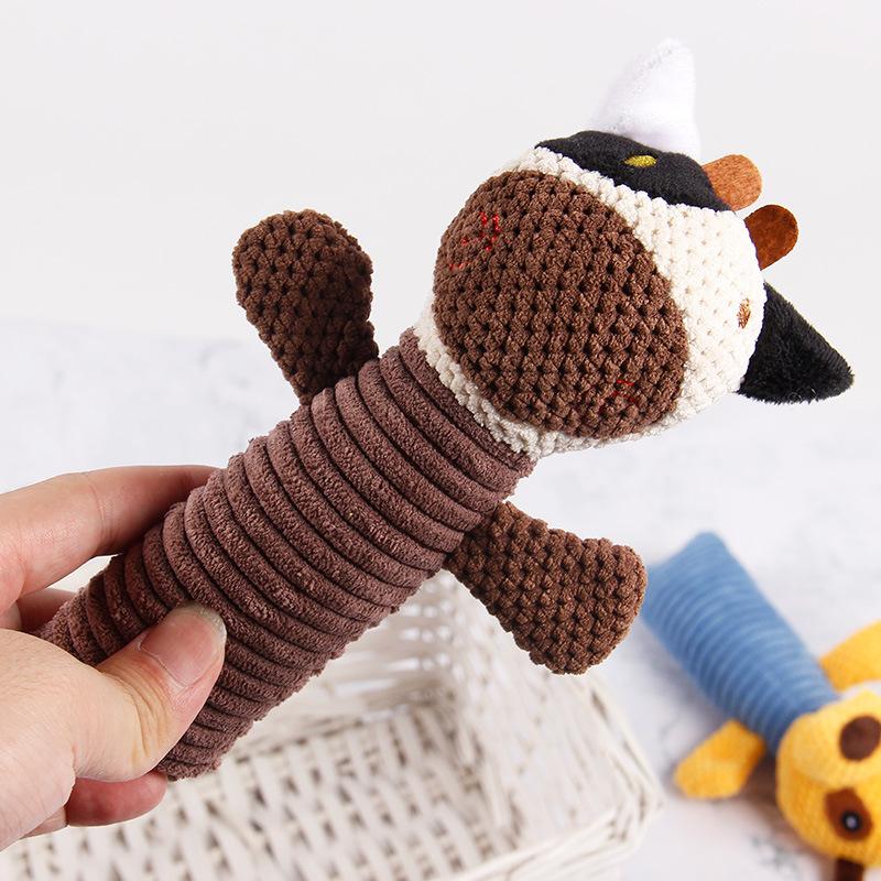 Pet Supplies: Plush Sound-sounding Cat and Dog Companions, Durable Corn Fluff Toys
