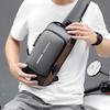 USB Oplaadbare Sport Sling Bag Heren Anti-diefstal Borsttas met Wachtwoordslot