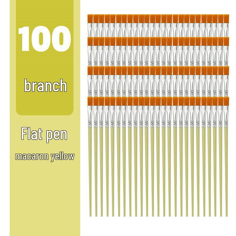 Wei Zhuang Kids' DIY Plaster Nylon Fine Liner Blue Brush for Oil Painting & Graffiti.