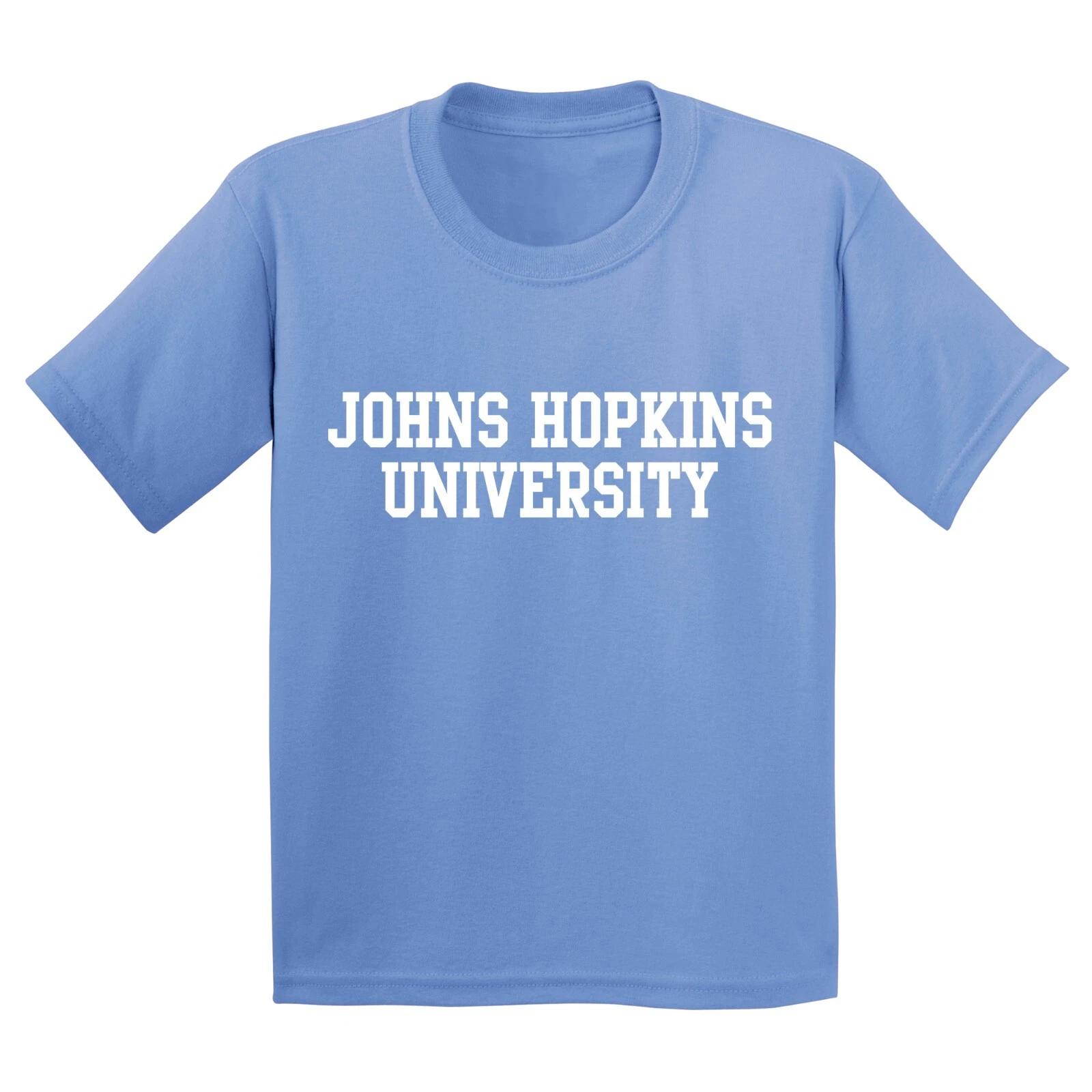 Johns Hopkins Blue Jays Basic Block Youth T-Shirt - Carolina Blue XL