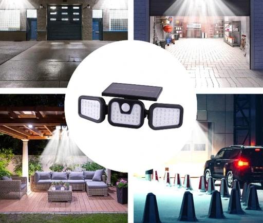 Lampa Z Panelem Solarna Uliczna Halogen Led Smd