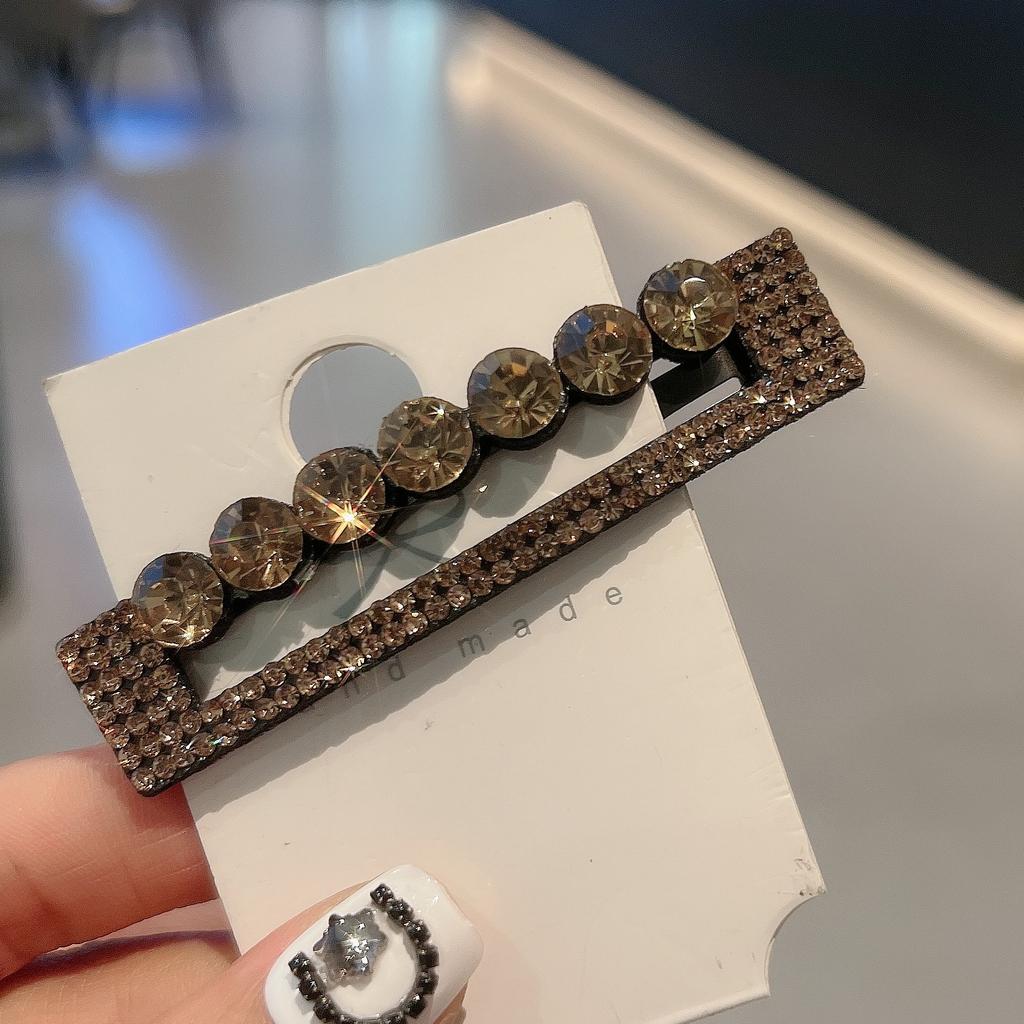 New Korean Fashion Exquisite Zircon Hair Clip for Women Elegant Elegance Duckbill Clip Girl Hair Accessories