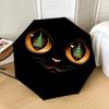 Christmas Cat Eyes Umbrella: A Festive Design for Outdoor Adventures - Auto-Open/Close, Lightweight & Durable Idea