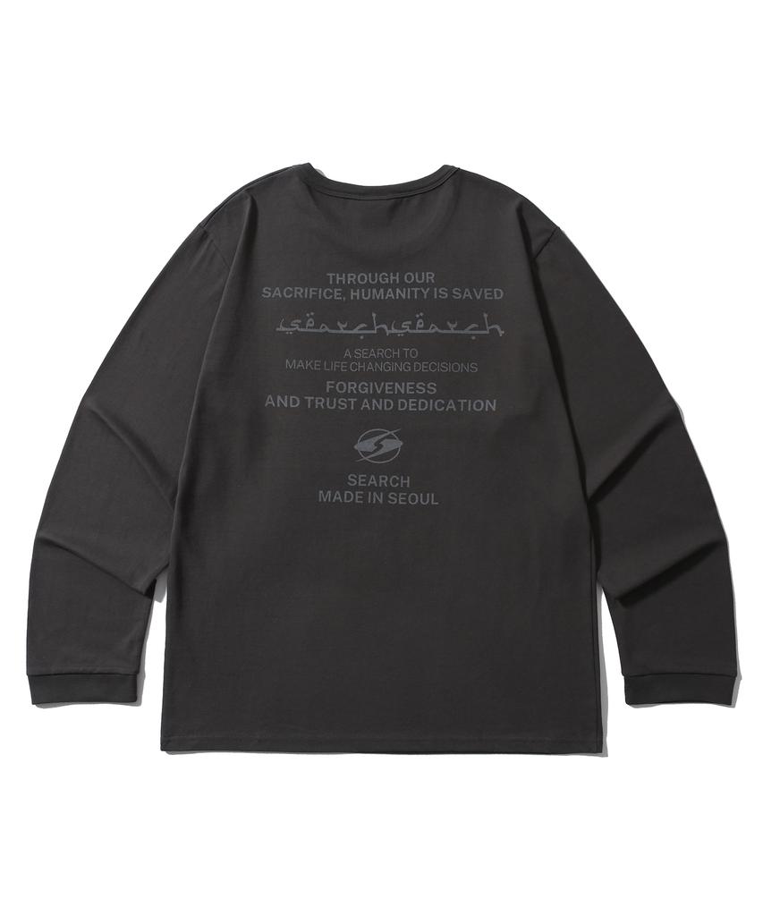 Sseochi410 Humanism Long Sleeve Charcoal