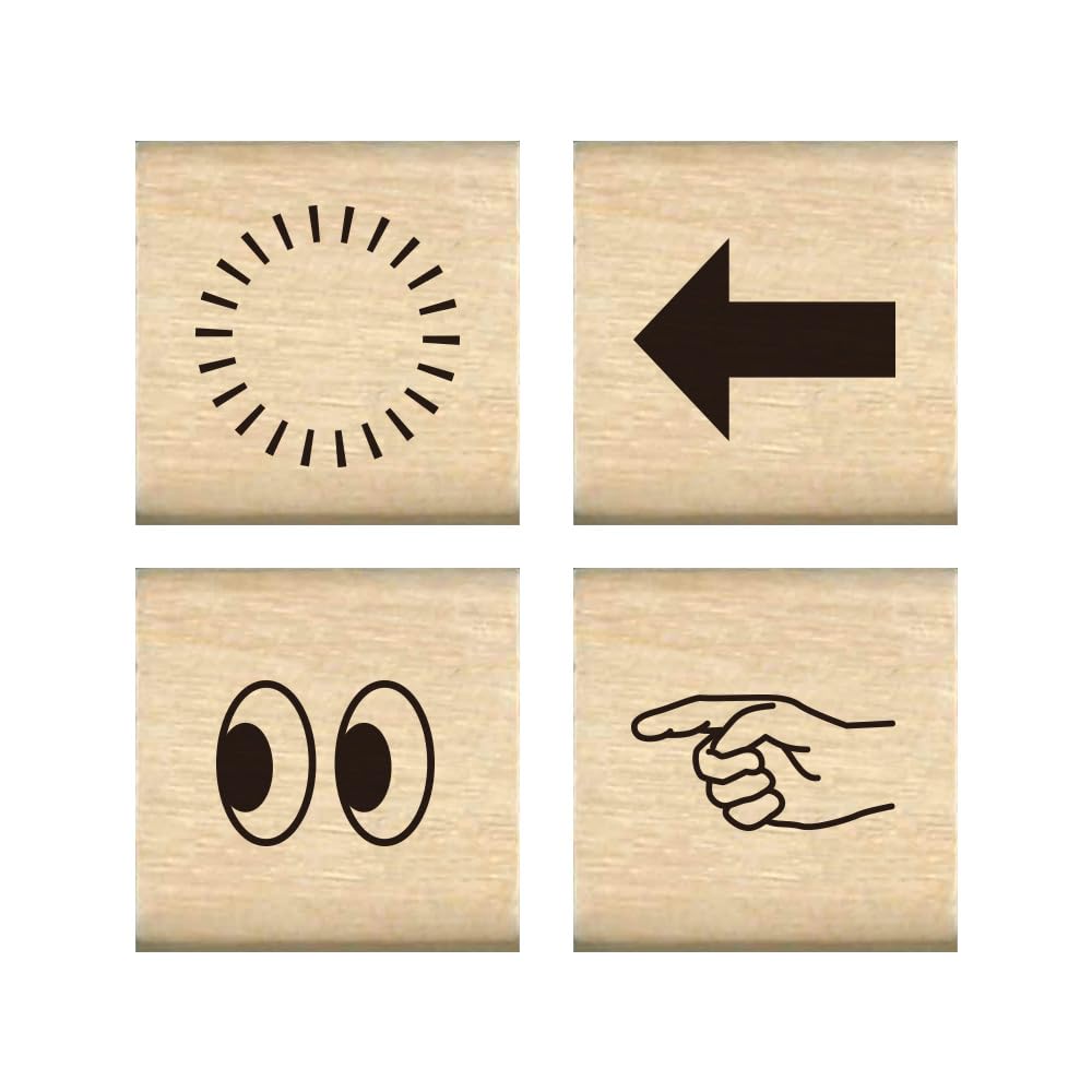 

Штамп для лица Штамп Фокус Набор Детский #Блокнот Клуб, Здесь/4 шт. 0409-016