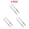 1~10PCS 27CM Fish Tank Coral Feeder Water Grass Clip Stainless Steel Long Tongs Tweezers Aquarium Live Tank Feeding Tong For