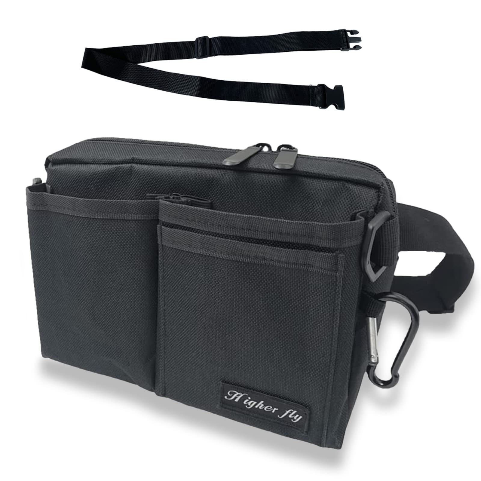 

Nurse Pouch, Waist Pouch, Wide Gusset, Waist Bag, Work Bag, Shoulder Bag, 2-Way Apron Bag, Unisex, with Extra Strap, Organizer, Lightweight, Water-Rep