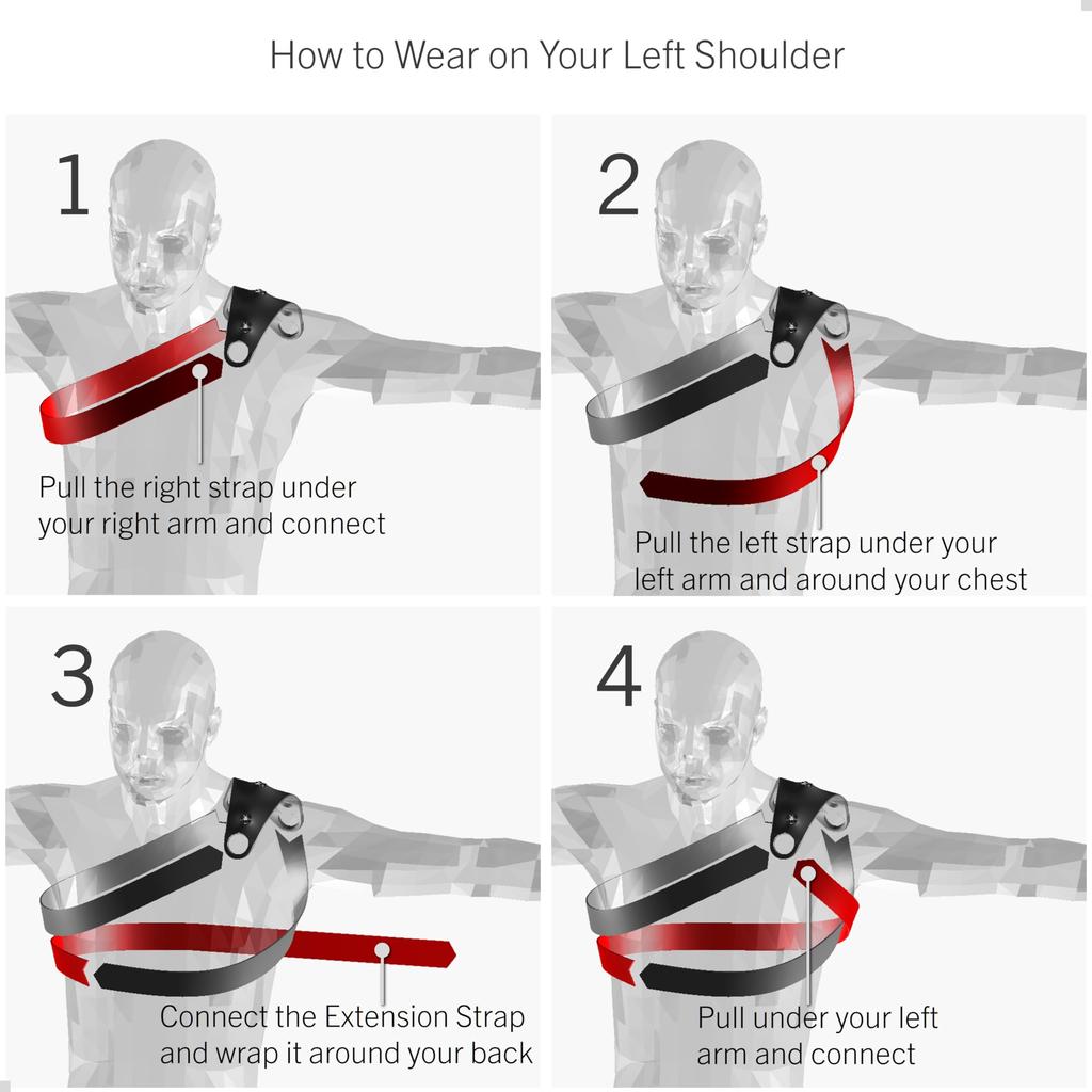 STUNTMAN 360 Shoulder, Chest, and Hip Harness for Action Cameras