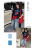Girls' Summer Korean Casual Short Sleeved T-shirt Set for Girls, Adults, Middle School Students, Thin Summer Clothes, Children's Denim Shorts
