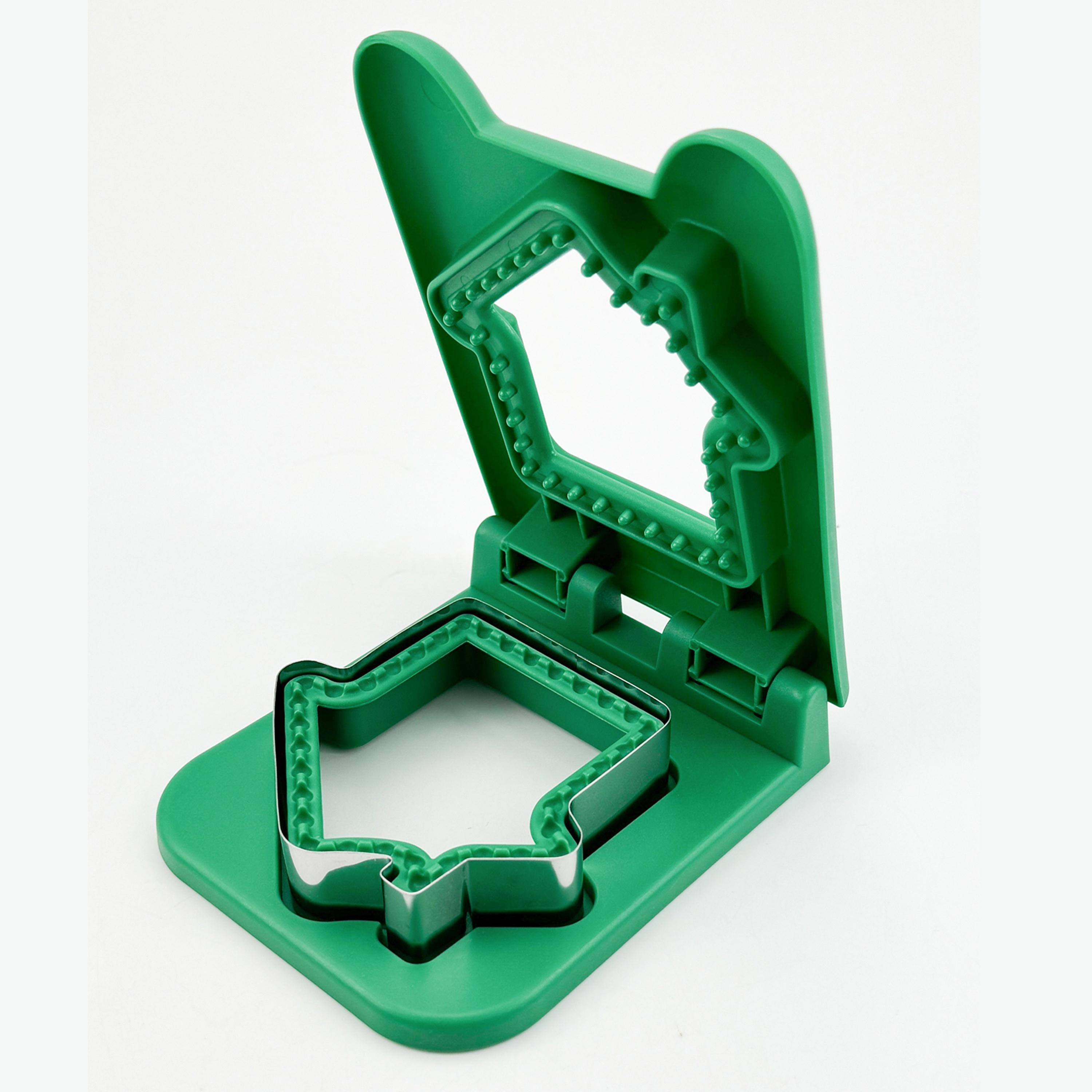 

1 шт., Резак и запайщик для сэндвичей, Форма для выпечки, Для украшения ланч-бокса, Инструменты для выпечки, Кухонные аксессуары House(green)