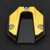 Motorcycle Side Stand Footrest Stabilizers Plate Aluminum Anti Collapse Designs Kickstand Base for Enhanced Ground Grip