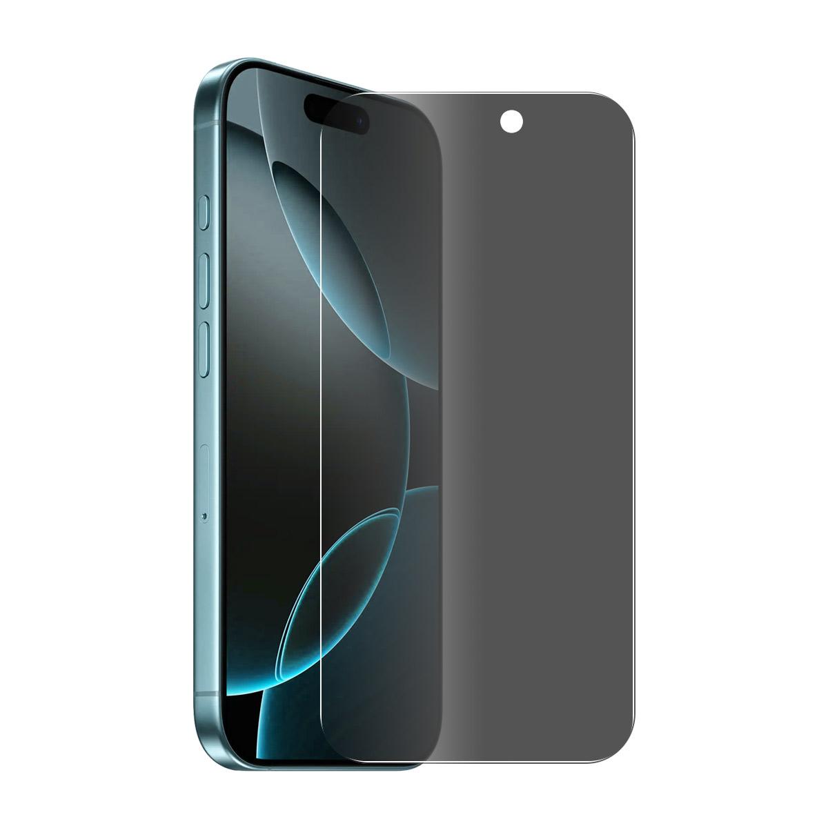 

For iPhone 17 Anti-Spy Film ENKAY Hat-Prince Anti-Glare Screen Protector Tempered Glass Black