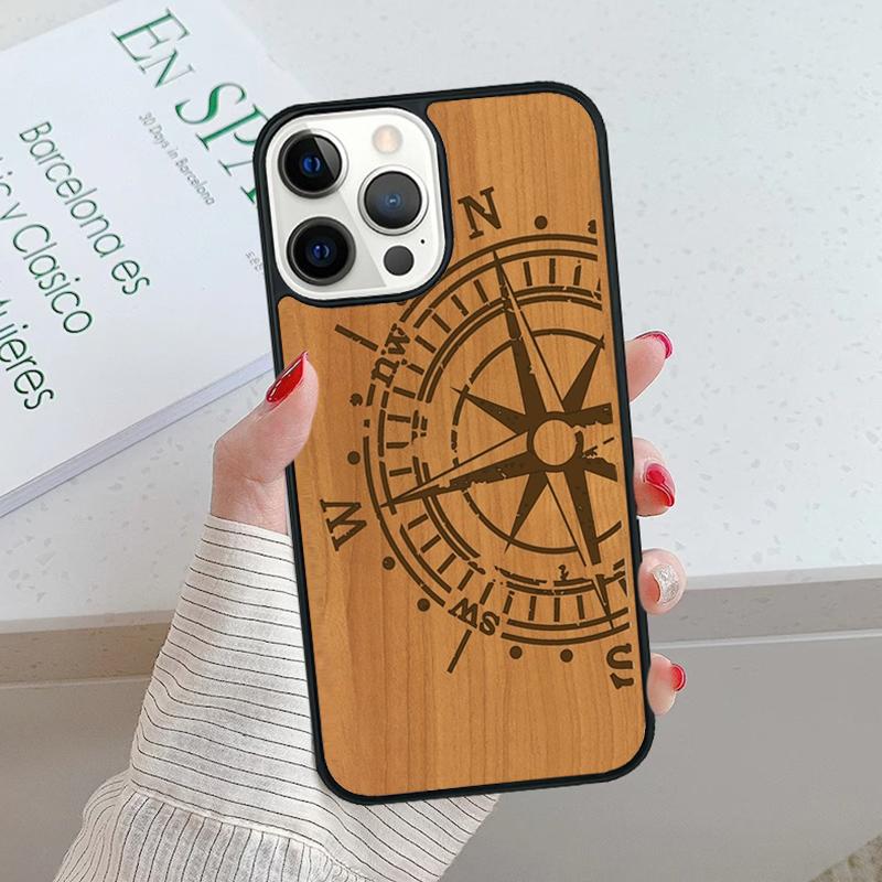 Bamboo Wooden ANIMALS Phone Case For iPhone 17 Air 15 16 16e 14 13 Pro Max Coque 12 11 Pro Max PLUS fundas cover
