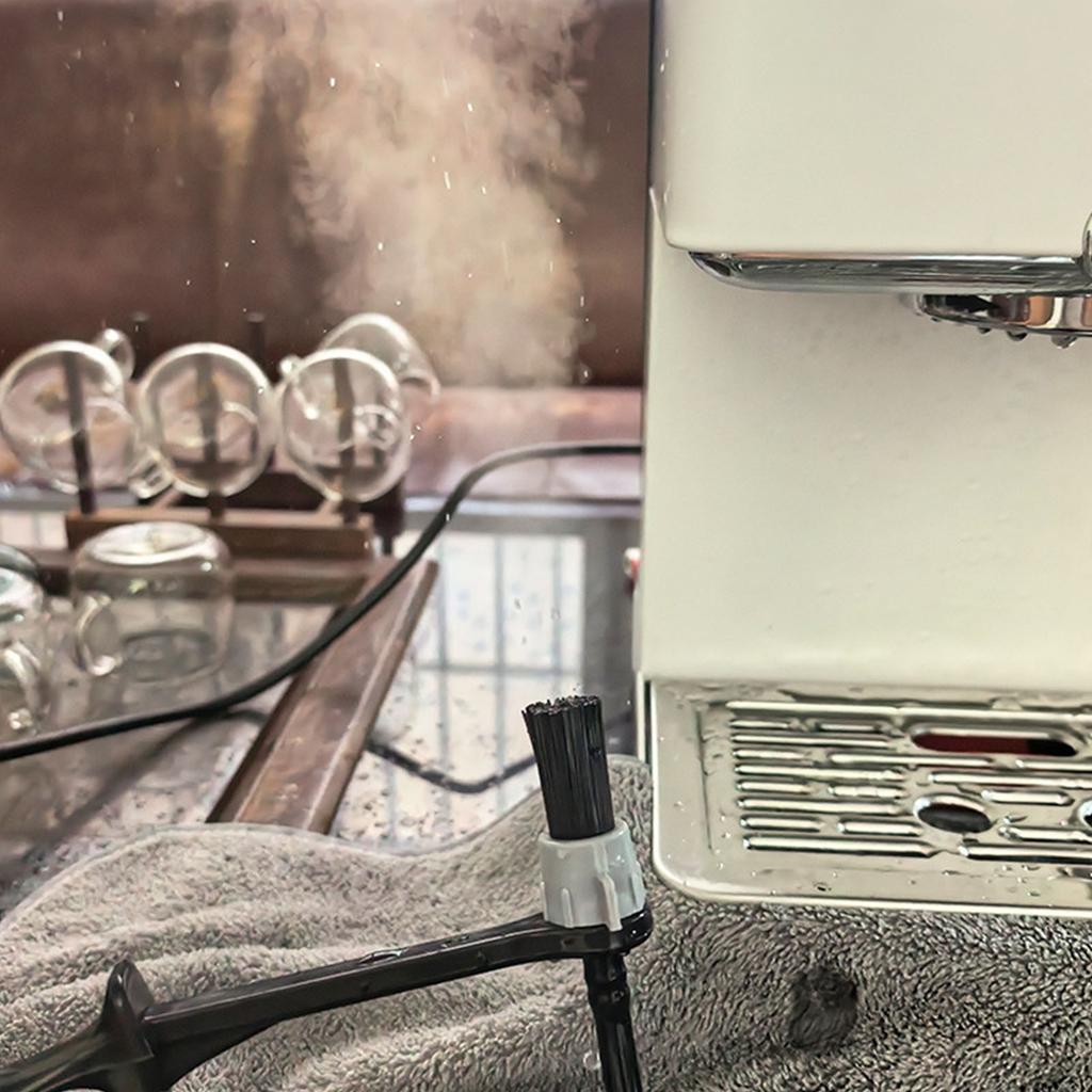 Kommerzielle Kaffeemaschine Abnehmbare Reinigungsbürste mit hitzebeständigem Silikon für Dampflanze und Siebträger