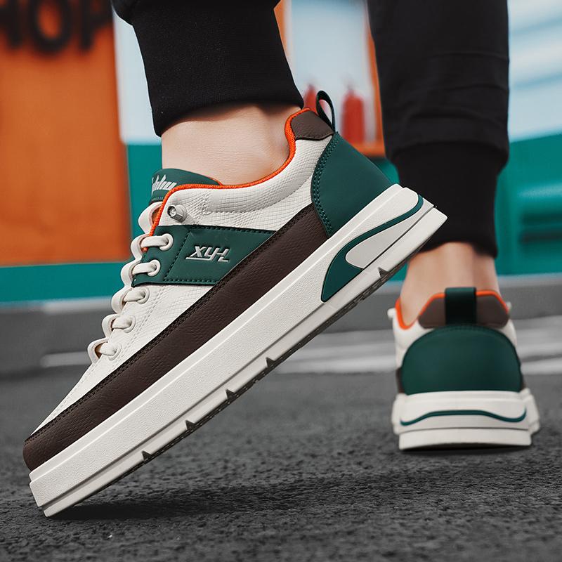 Herrenmode Casual Low Top Skateboardschuhe Jungen Bequeme Sneakers Männliche Studenten Trendy Weiche Sohle Klassisch Atmungsaktiv Fitnessstudio Rutschfest