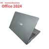 Office WAJUN Business Notebook PC Full HD Celeron 5205U Win11 Pro Webcam Touch Panel WIFI Bluetooth HDMI 8GB 256GB SSD [MS H&B 2024] Pro-X14S [Gray]